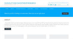Desktop Screenshot of dhavalpvyas.com