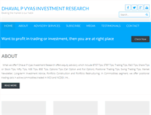 Tablet Screenshot of dhavalpvyas.com